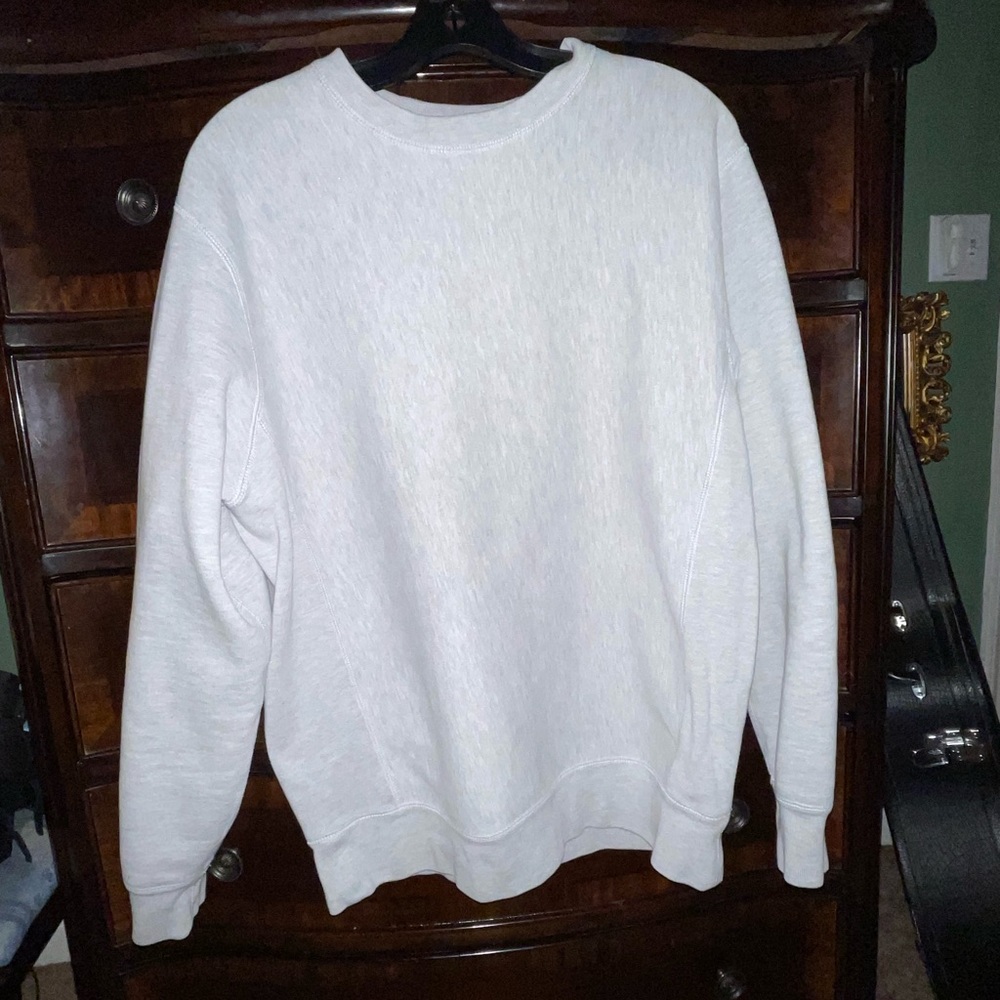 Medium Independent Trading Company Heather Grey HEAVYWEIGHT CROSS-GRAIN CREW
